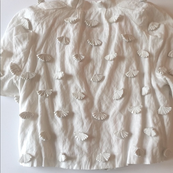 Anthropologie Leifsdottir 8 Linen Bow Jacket - Picture 4 of 4